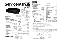 Technics - SUV-60 - Service manual 
